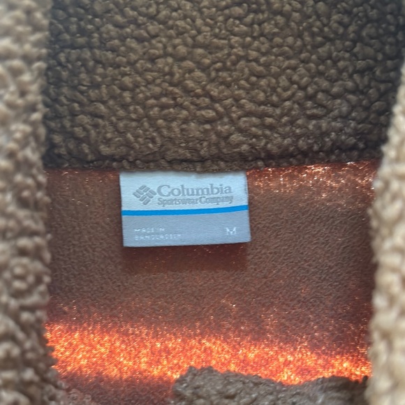 Columbia Brown Fleece Jacket - Picture 4 of 11